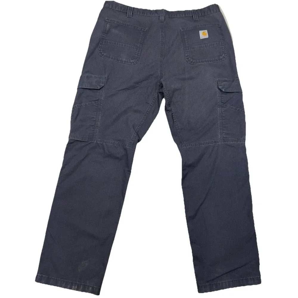 Carhartt Pants Mens‎ Size 40x34 Gray Force Cargo Relaxed Fit Ripstop BN4200-M